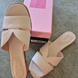 Kate Spade leather Slip Ons
